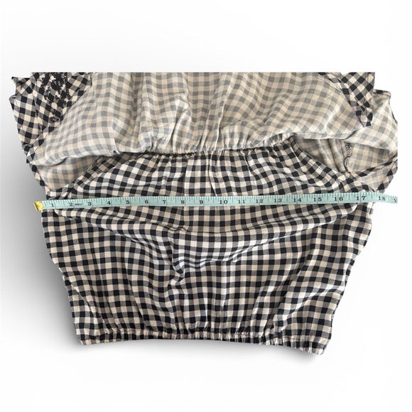 Vintage Havana Ruffle Blouse Peasant Cropped Large Milkmaid Festival  Rodeo - Picture 3 of 8